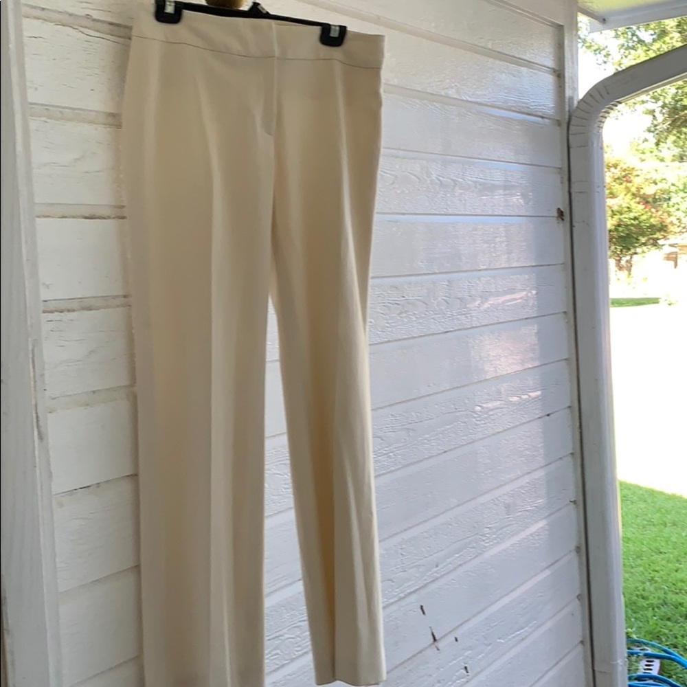 White House Black Market size 8 white dress pants